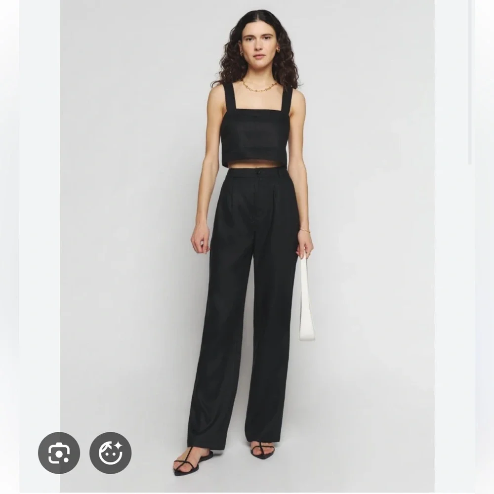Reformation linen two piece set